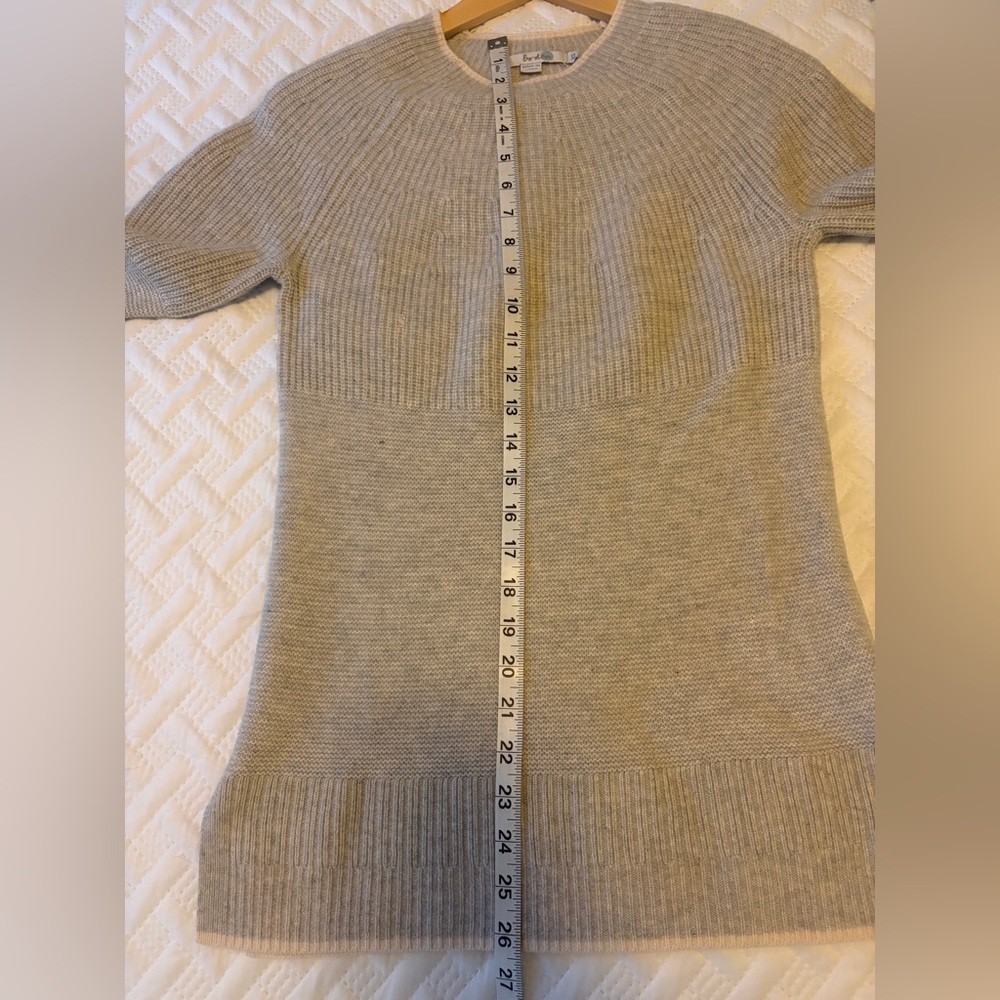 Boden | 100% Cashmere Light Gray Crewneck Sweater *Like New* - Picture 5 of 6